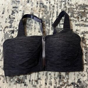 Victoria's Secret Black Sports Bra with Zipper